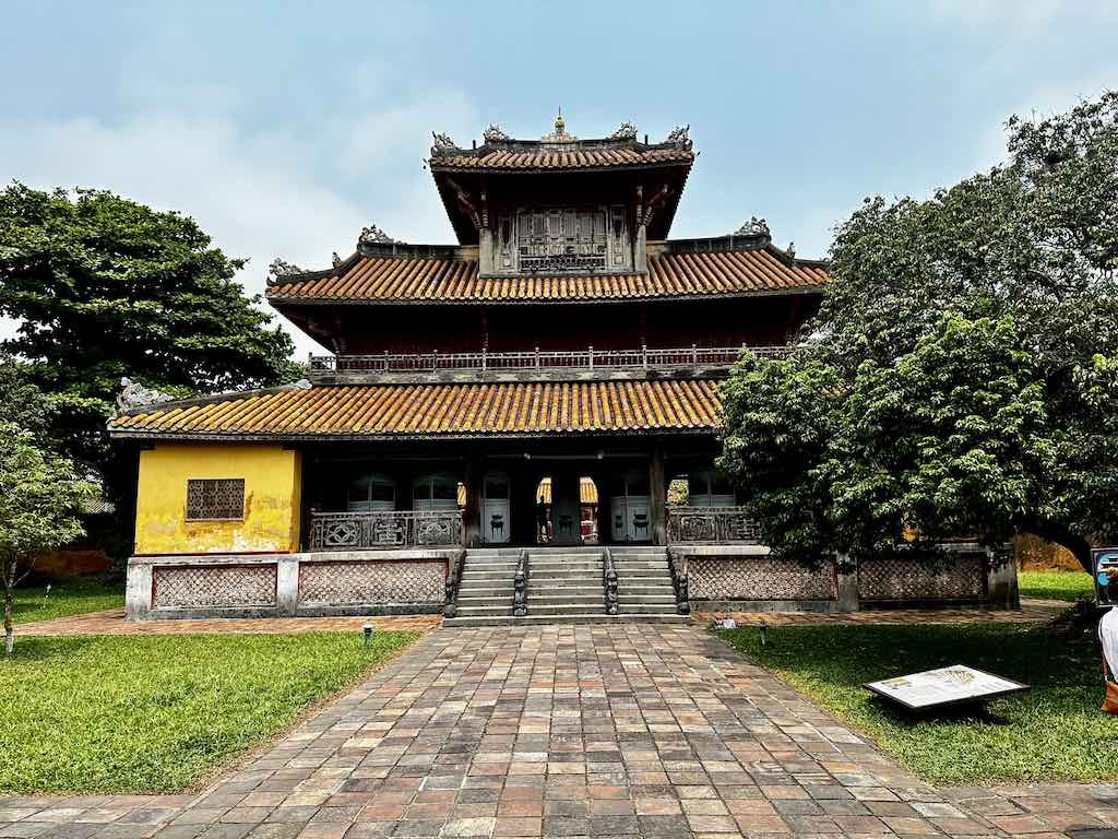 Hue cité impériale pavillon de la spendeur