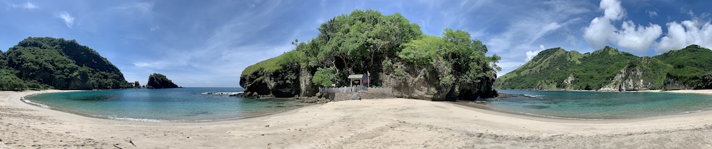 Koka Beach Flores Indonésie panorama