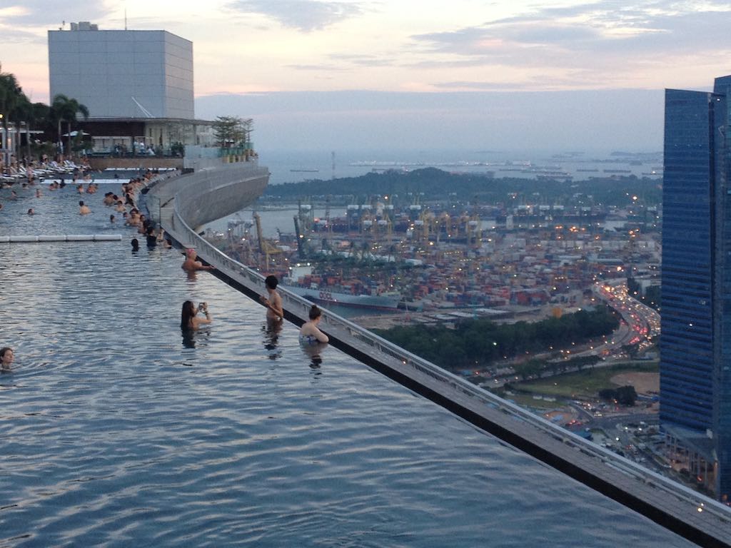 Marina Bay Sands Infinity pool Singapour