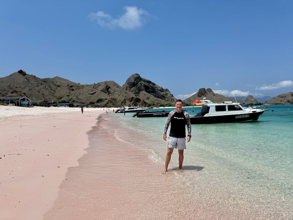 Pink Beach Padar parc national Komodo