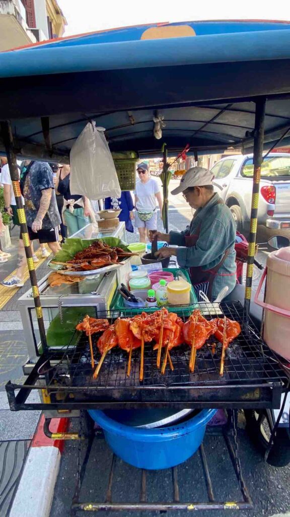 Street Food stool Old Phuket Thailande