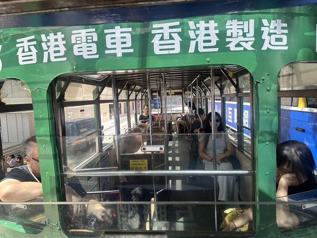 Tram à impériale à Central, Hong Kong